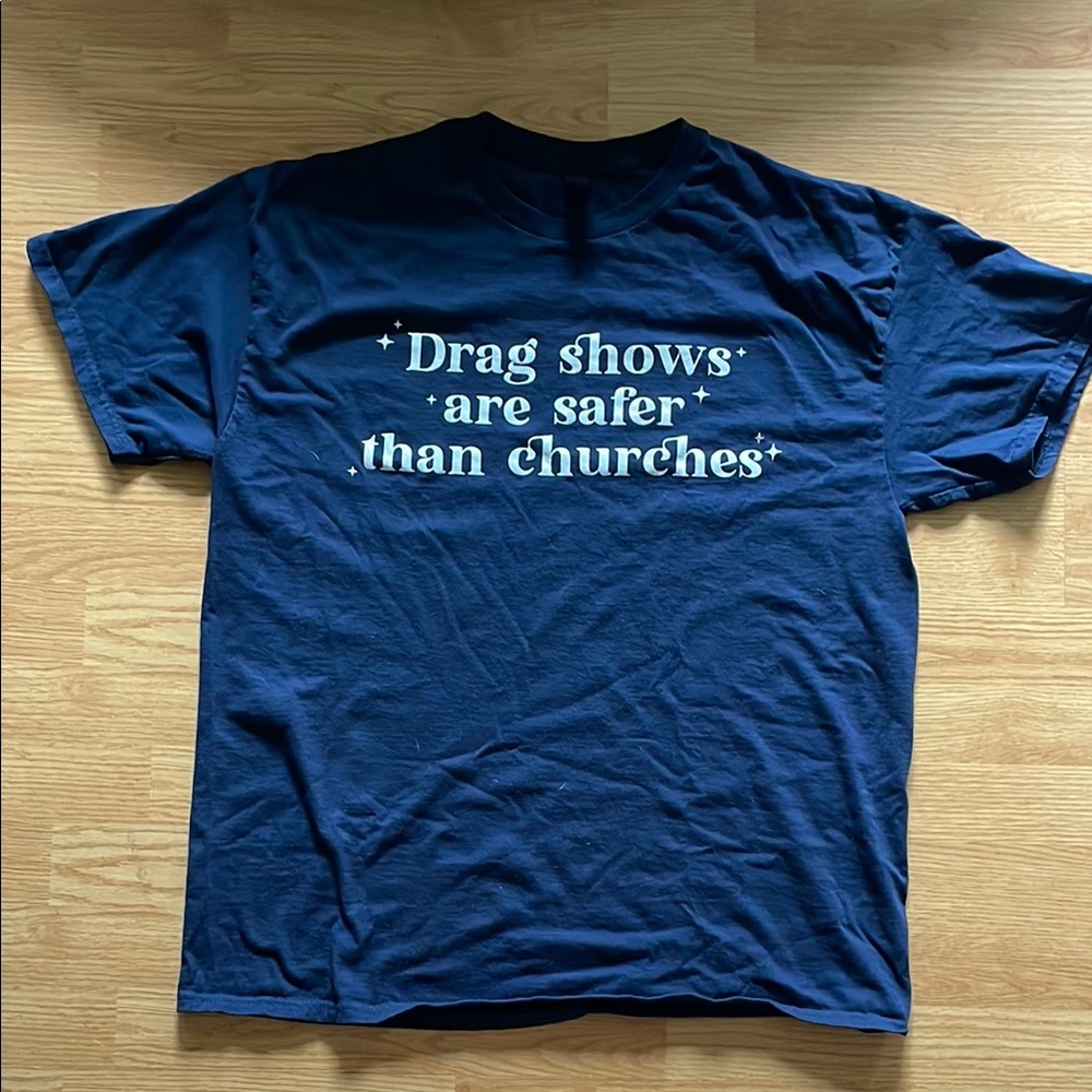 Navy Blue Graphic Men's T-Shirt